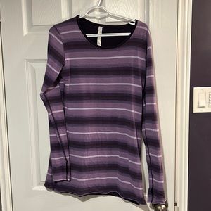 Lululemon long sleeve cabin tee reversible size 10